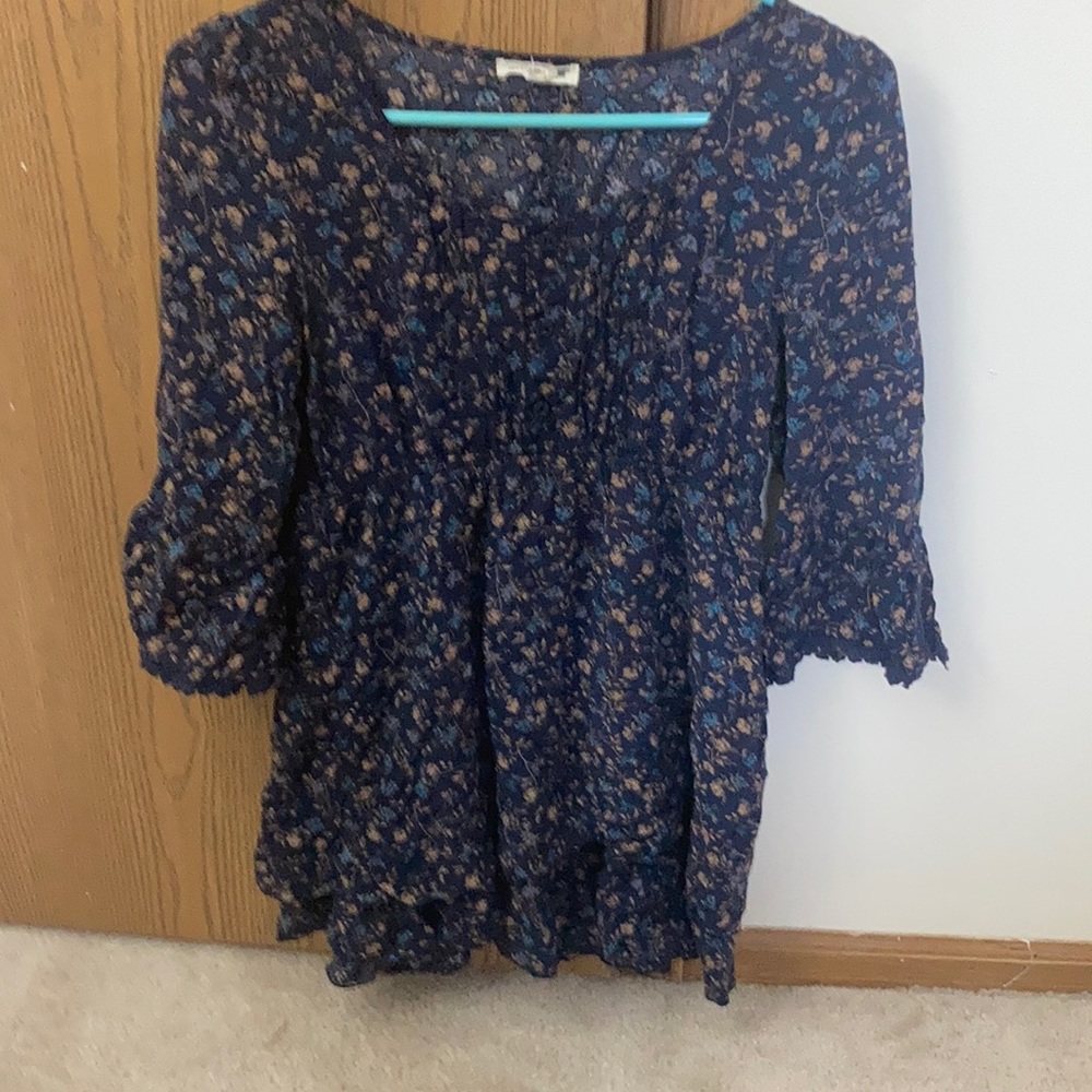 Floral long sleeve top
